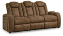 Wolfridge - 2 Pc. - Power Reclining Sofa, Power Reclining Loveseat With Console - Brindle – Reclining Sofas & Loveseats by Signature Design by Ashley® at Furniture Wholesale Plus , Nashville furniture store
