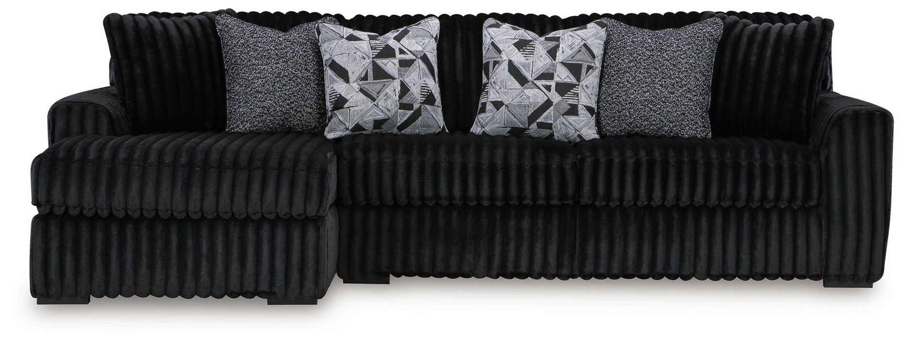 Midnight-Madness - 2 Piece Sectional – Stationary Sectionals by Signature Design by Ashley® at Furniture Wholesale Plus , Nashville furniture store
