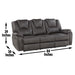Katrine - Reclining Sofa – Reclining Sofas by Steve Silver Furniture at Furniture Wholesale Plus , Nashville furniture store
