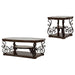 Laney - Glass Top Coffee And End Table Set – Table Sets by Coaster Fine Furniture at Furniture Wholesale Plus , Nashville furniture store