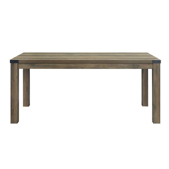 Abiram - Dining Table - Rustic Oak