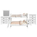 Hampton Kids - Bunk With Ladder Bedroom Set – 3 Piece Bedroom Sets by Elements International at Furniture Wholesale Plus , Nashville furniture store