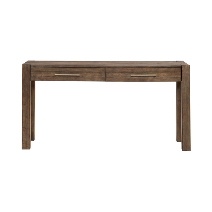Broadmore - Console Table - Cobblestone Brown – Console Tables by Liberty Furniture at Furniture Wholesale Plus , Nashville furniture store