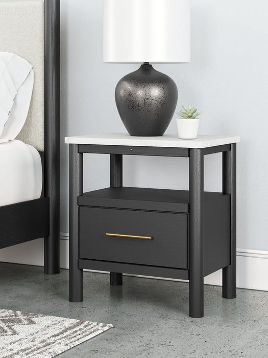 Cadmori - One Drawer Night Stand – Nightstands w/ Charging Stations by Signature Design by Ashley® at Furniture Wholesale Plus , Nashville furniture store