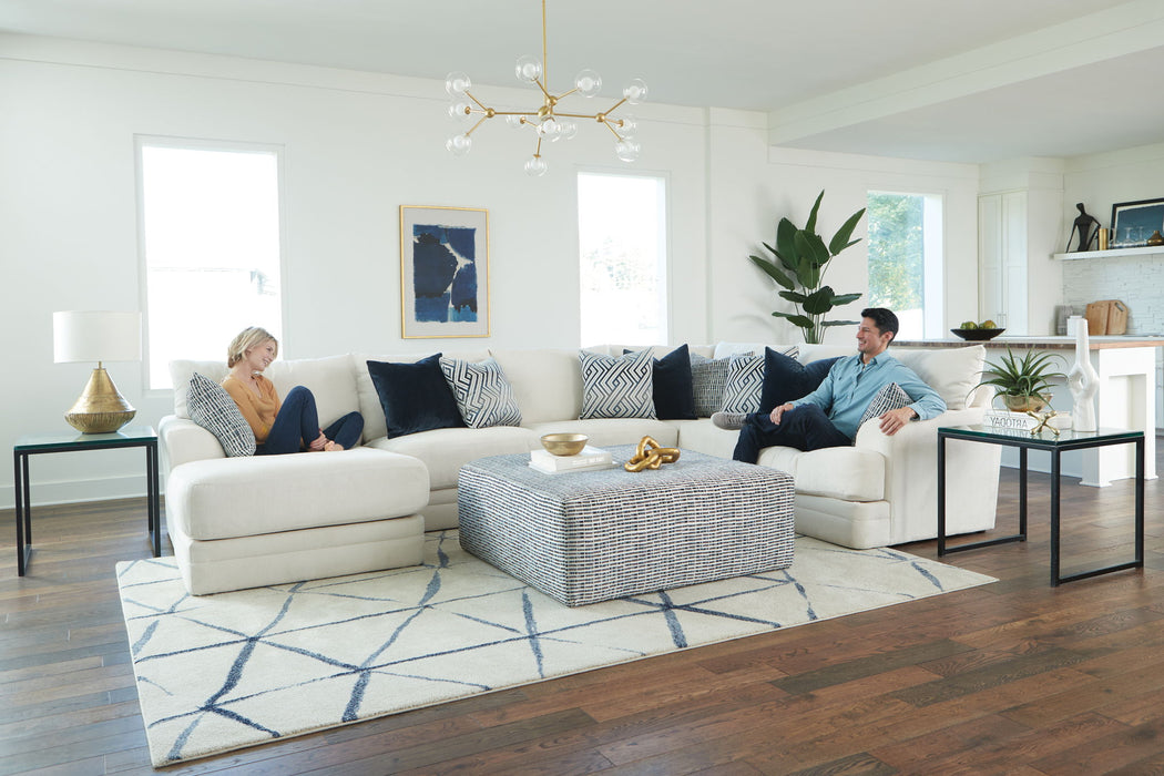 Polaris - Sectional With Comfort Coil Seating And Accent Pillows Included – Stationary Sectionals by Jackson at Furniture Wholesale Plus , Nashville furniture store