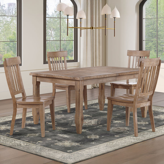 Riverdale - Dining Set With Taped Legs Table – 5 Piece Dining Room Sets by Steve Silver Furniture at Furniture Wholesale Plus , Nashville furniture store