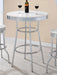 Retro - Round 30" 1950's Bistro Pub Height Bar Table – Bar Tables by CoasterEveryday at Furniture Wholesale Plus , Nashville furniture store