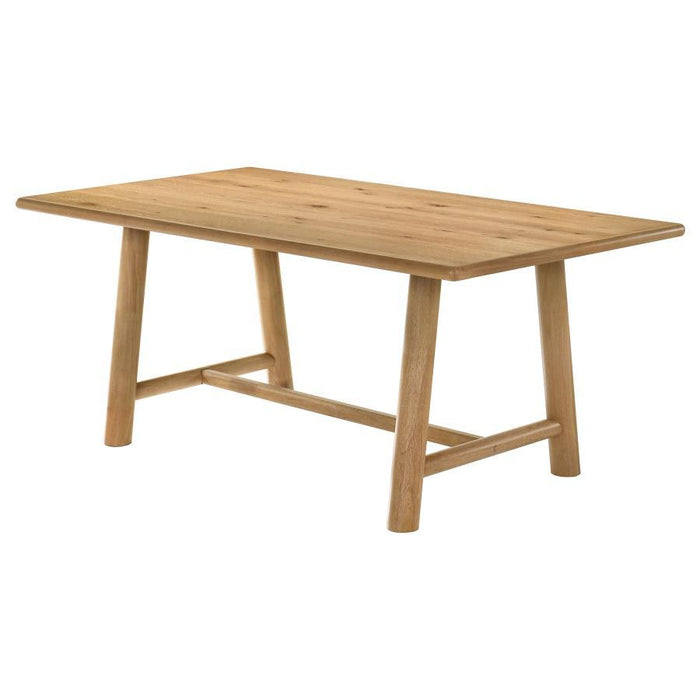 Duncan - 71" Rectangular Wood Dining Room Table - Washed Oak – Dining Tables by Coaster Fine Furniture at Furniture Wholesale Plus , Nashville furniture store