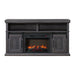 Macau - Console With 23" Fireplace Insert - Gray – Fireplace TV Stands by Elements International at Furniture Wholesale Plus , Nashville furniture store