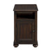 Wagner - Chairside Table With USB - Cherry – Chair Side Tables by Elements International at Furniture Wholesale Plus , Nashville furniture store