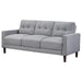 Bowen - Upholstered Track Arm Tufted Sofa – Stationary Sofas by Coaster Fine Furniture at Furniture Wholesale Plus , Nashville furniture store