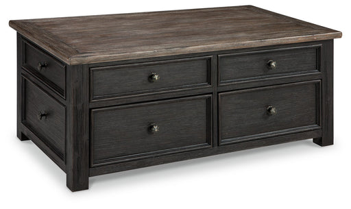 Tyler Creek - Lift Top Cocktail Table - Grayish Brown / Black – Cocktail Tables by Signature Design by Ashley® at Furniture Wholesale Plus , Nashville furniture store