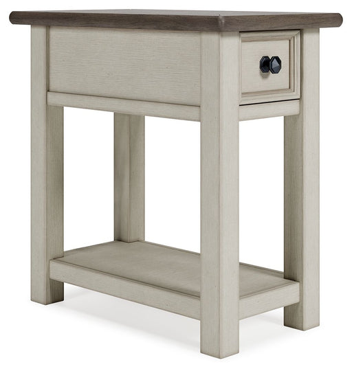 Bolanburg - Chair Side End Table - Premium Chair Side Tables from Signature Design by Ashley® - Just $188! Shop now at Furniture Wholesale Plus  We are the best furniture store in Nashville, Hendersonville, Goodlettsville, Madison, Antioch, Mount Juliet, Lebanon, Gallatin, Springfield, Murfreesboro, Franklin, Brentwood