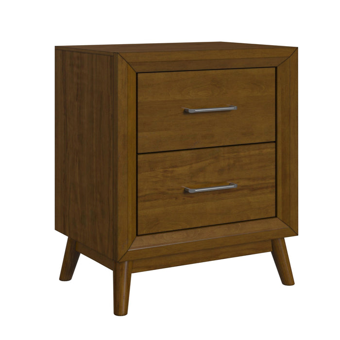 Santa Barbara - 2-Drawer Cabinet - Walnut – Accent Nightstands by Elements International at Furniture Wholesale Plus , Nashville furniture store
