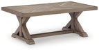 Laguna Heights - Rectangular Cocktail Table - Beige – Coffee Tables by Signature Design by Ashley® at Furniture Wholesale Plus , Nashville furniture store