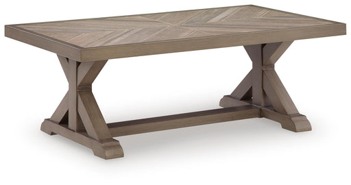 Laguna Heights - Rectangular Cocktail Table - Beige – Coffee Tables by Signature Design by Ashley® at Furniture Wholesale Plus , Nashville furniture store