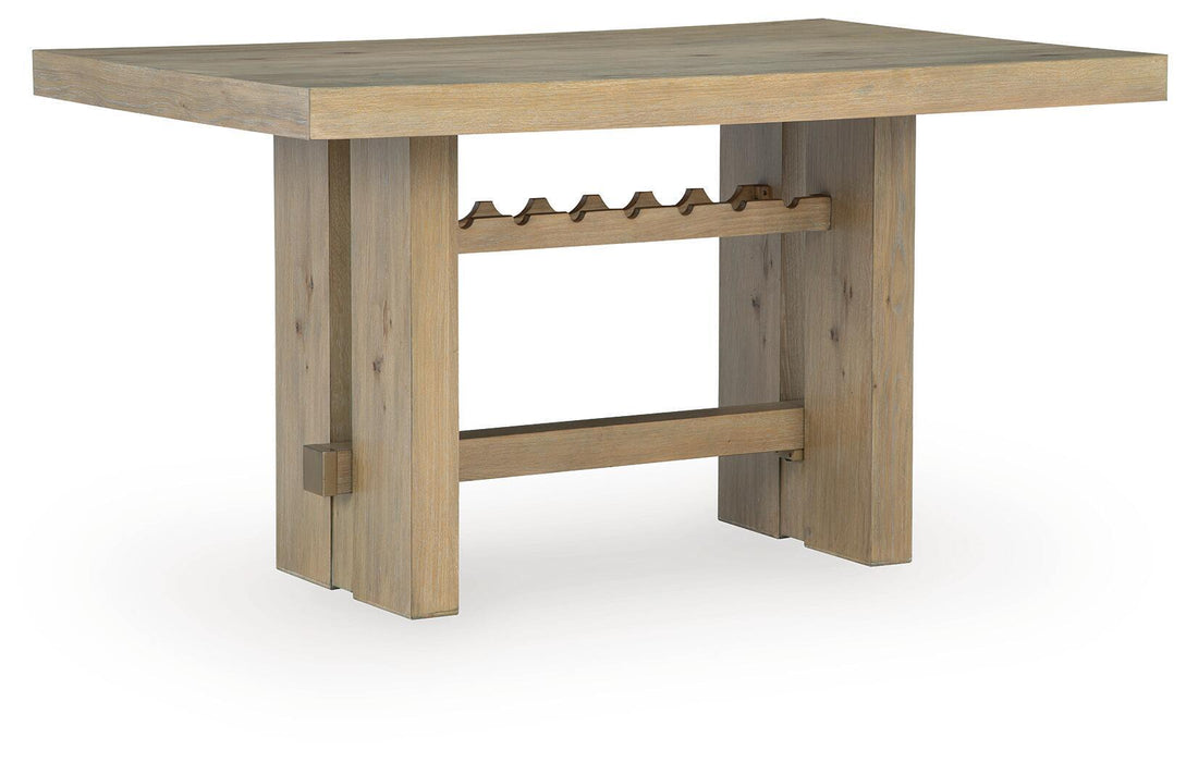 Lasinger - Rectangular Dining Room Counter Table - Light Brown – Counter Tables by Signature Design by Ashley® at Furniture Wholesale Plus , Nashville furniture store