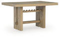 Lasinger - Rectangular Dining Room Counter Table - Light Brown – Counter Tables by Signature Design by Ashley® at Furniture Wholesale Plus , Nashville furniture store