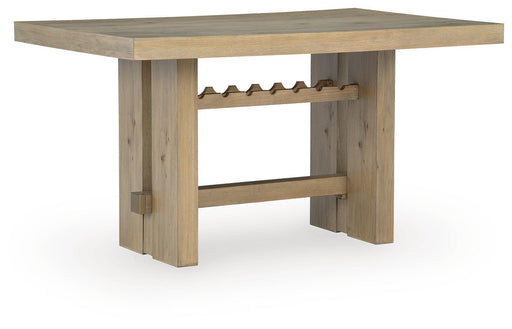 Lasinger - Rectangular Dining Room Counter Table - Light Brown – Counter Tables by Signature Design by Ashley® at Furniture Wholesale Plus , Nashville furniture store