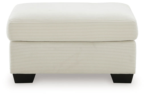 Greenbriar - Ottoman - Ivory – Upholstered Ottomans by Signature Design by Ashley® at Furniture Wholesale Plus , Nashville furniture store