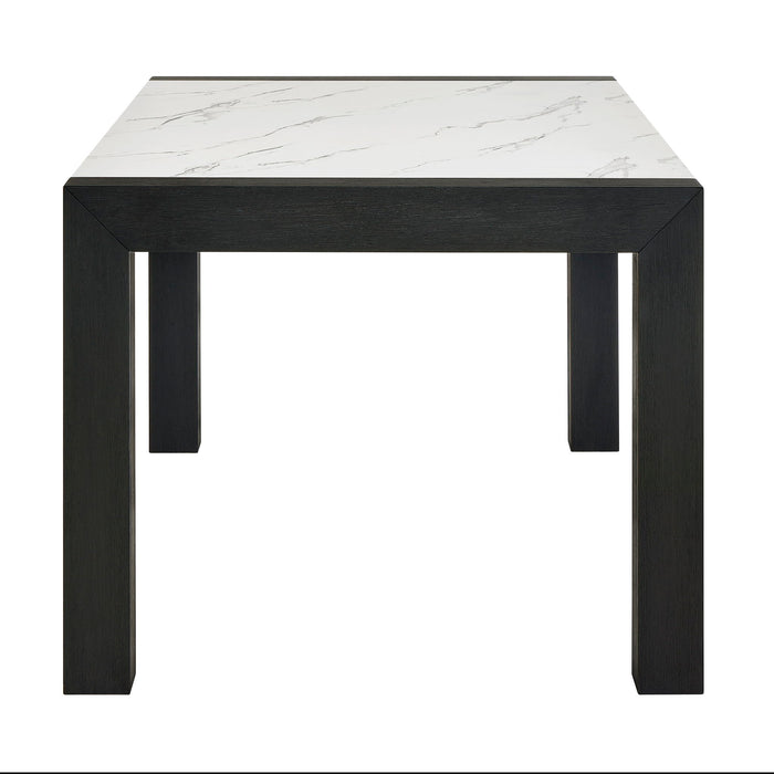 Jules - Faux Marble Dining Table - Charcoal / White – Dining Tables by Crown Mark at Furniture Wholesale Plus , Nashville furniture store