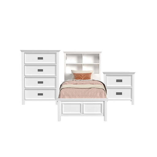 Hampton Kids - Bookcase Bedroom Set – 3 Piece Bedroom Sets by Elements International at Furniture Wholesale Plus , Nashville furniture store