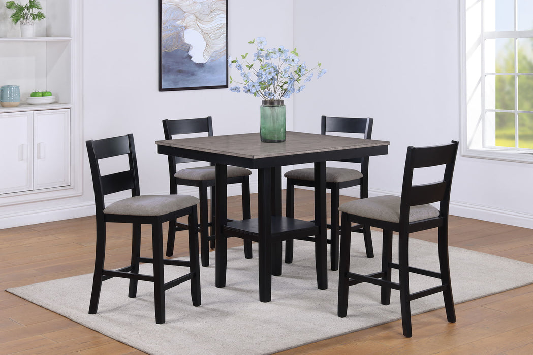 Lester - Counter Height Table Set – 5 Piece Dining Room Sets by Crown Mark at Furniture Wholesale Plus , Nashville furniture store