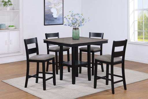 Lester - Counter Height Table Set - Premium 5 Piece Dining Room Sets from Crown Mark - Just $599! Shop now at Furniture Wholesale Plus  We are the best furniture store in Nashville, Hendersonville, Goodlettsville, Madison, Antioch, Mount Juliet, Lebanon, Gallatin, Springfield, Murfreesboro, Franklin, Brentwood