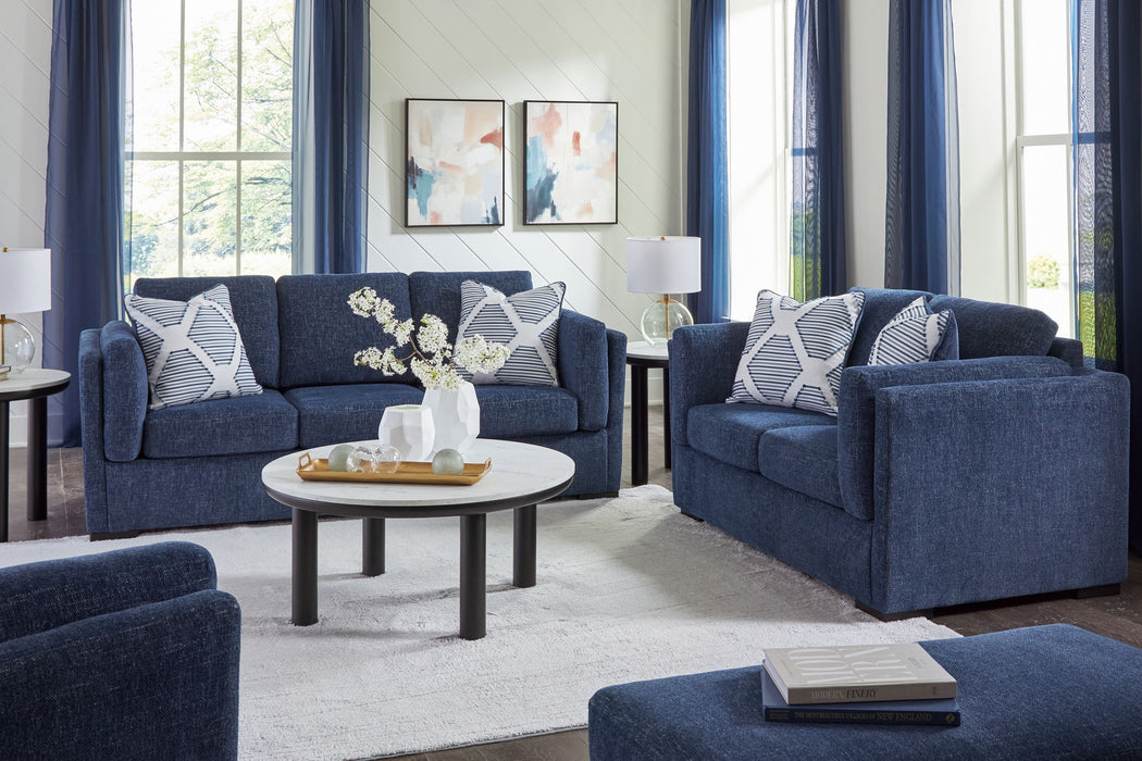 Evansley - Living Room Set – Stationary Chair & Ottoman by Benchcraft® at Furniture Wholesale Plus , Nashville furniture store