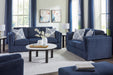 Evansley - Living Room Set – Stationary Chair & Ottoman by Benchcraft® at Furniture Wholesale Plus , Nashville furniture store