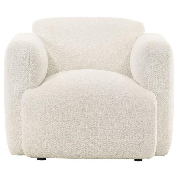 Dorset - Fabric Upholstered Round Track Arm Accent Chair