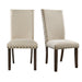 Jax - Upholstered Side Chair (Set of 2) - Cream – Chair Sets by Elements International at Furniture Wholesale Plus , Nashville furniture store