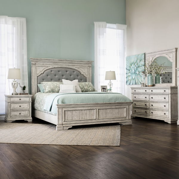 Highland Park - Bedroom Set – 4 Piece Bedroom Sets by Steve Silver Furniture at Furniture Wholesale Plus , Nashville furniture store