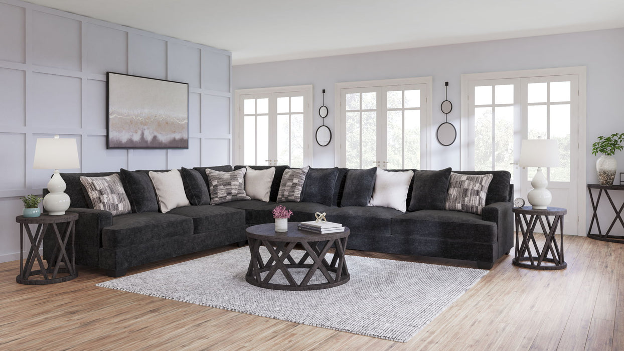 Lavernett - Sectional – Stationary Sectionals by Signature Design by Ashley® at Furniture Wholesale Plus , Nashville furniture store