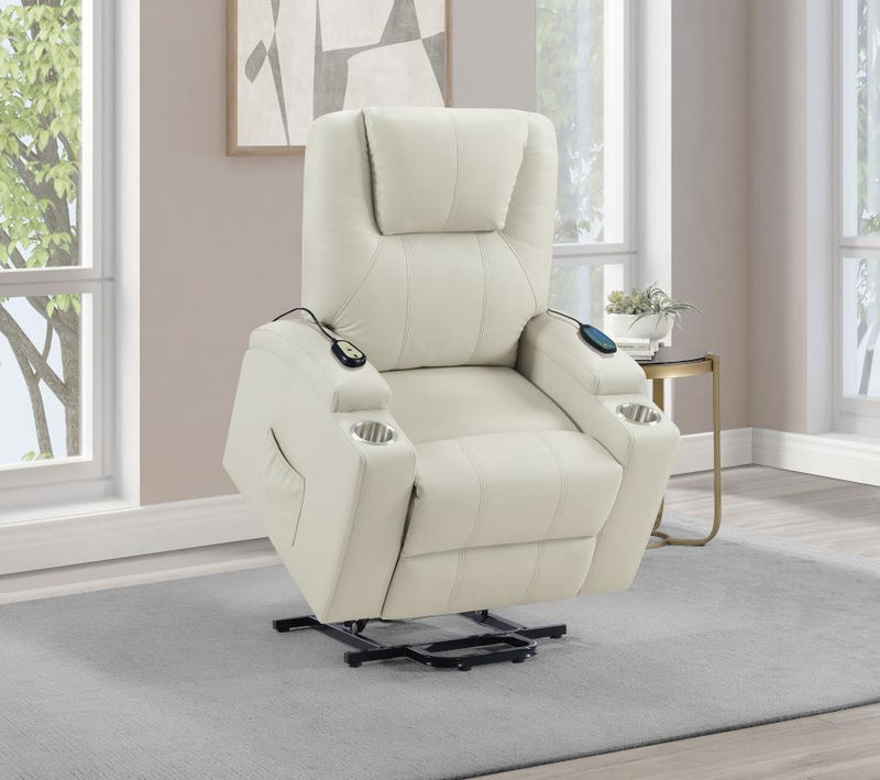 Armstrong - Upholstered Power Lift Massage Recliner – Lift Chairs by Coaster Fine Furniture at Furniture Wholesale Plus , Nashville furniture store
