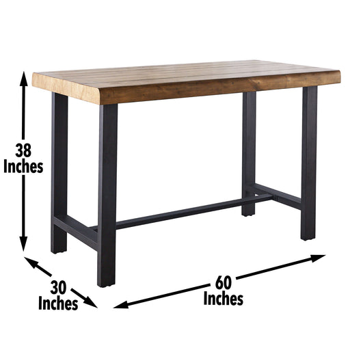 Landon - Counter Table - Dark Brown - Premium Counter Tables from Steve Silver Furniture - Just $519! Shop now at Furniture Wholesale Plus  We are the best furniture store in Nashville, Hendersonville, Goodlettsville, Madison, Antioch, Mount Juliet, Lebanon, Gallatin, Springfield, Murfreesboro, Franklin, Brentwood