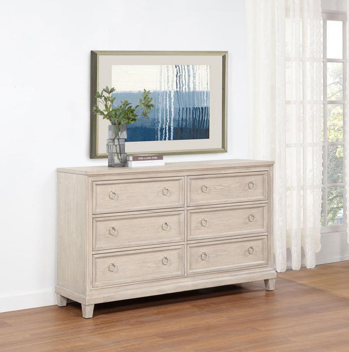 Pembroke - 6-Drawer Bedroom Dresser Cabinet – Dressers by Coaster Fine Furniture at Furniture Wholesale Plus , Nashville furniture store