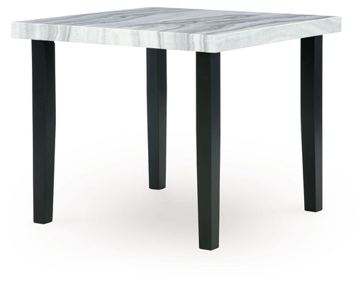 Mervannie - Square Dining Room Counter Table - Gray / Black – Counter Tables by Signature Design by Ashley® at Furniture Wholesale Plus , Nashville furniture store