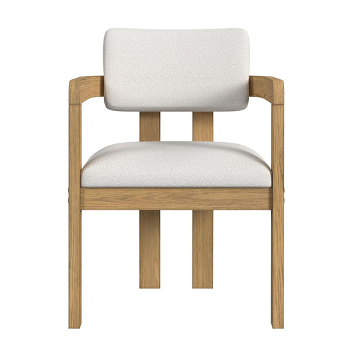 Portland - Fabric Arm Chair (Set of 2) - Natural / Snow White – Chair Sets by Elements International at Furniture Wholesale Plus , Nashville furniture store