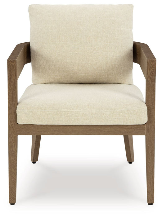 Serene Bay - Dark Brown / White - Arm Chair With Cushion (Set of 2) - Premium Chair Sets from Signature Design by Ashley® - Just $998! Shop now at Furniture Wholesale Plus  We are the best furniture store in Nashville, Hendersonville, Goodlettsville, Madison, Antioch, Mount Juliet, Lebanon, Gallatin, Springfield, Murfreesboro, Franklin, Brentwood