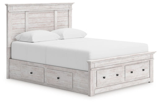 Makidern - Panel Storage Bed With 2 Under Bed Storage Units – Storage Beds by Signature Design by Ashley® at Furniture Wholesale Plus , Nashville furniture store