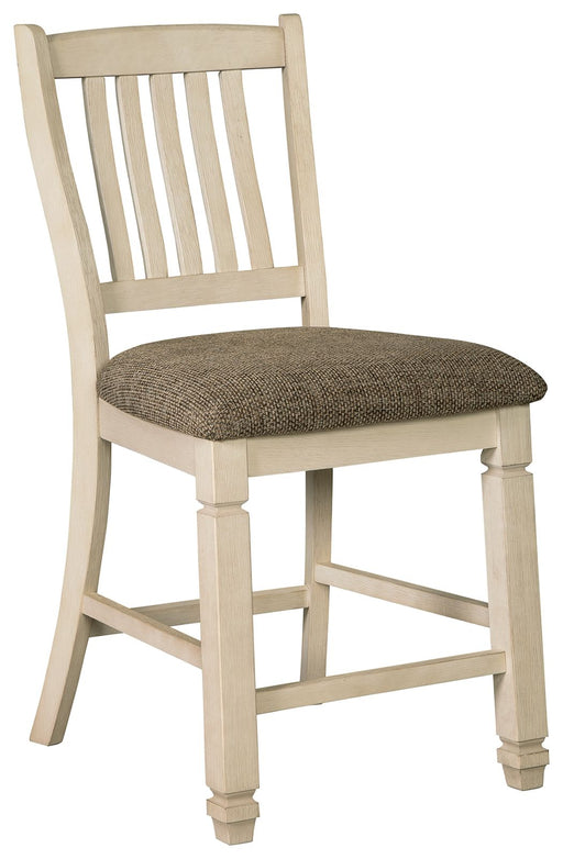 Bolanburg - Beige - Upholstered Barstool (Set of 2) - Premium Stool Sets from Signature Design by Ashley® - Just $308! Shop now at Furniture Wholesale Plus  We are the best furniture store in Nashville, Hendersonville, Goodlettsville, Madison, Antioch, Mount Juliet, Lebanon, Gallatin, Springfield, Murfreesboro, Franklin, Brentwood