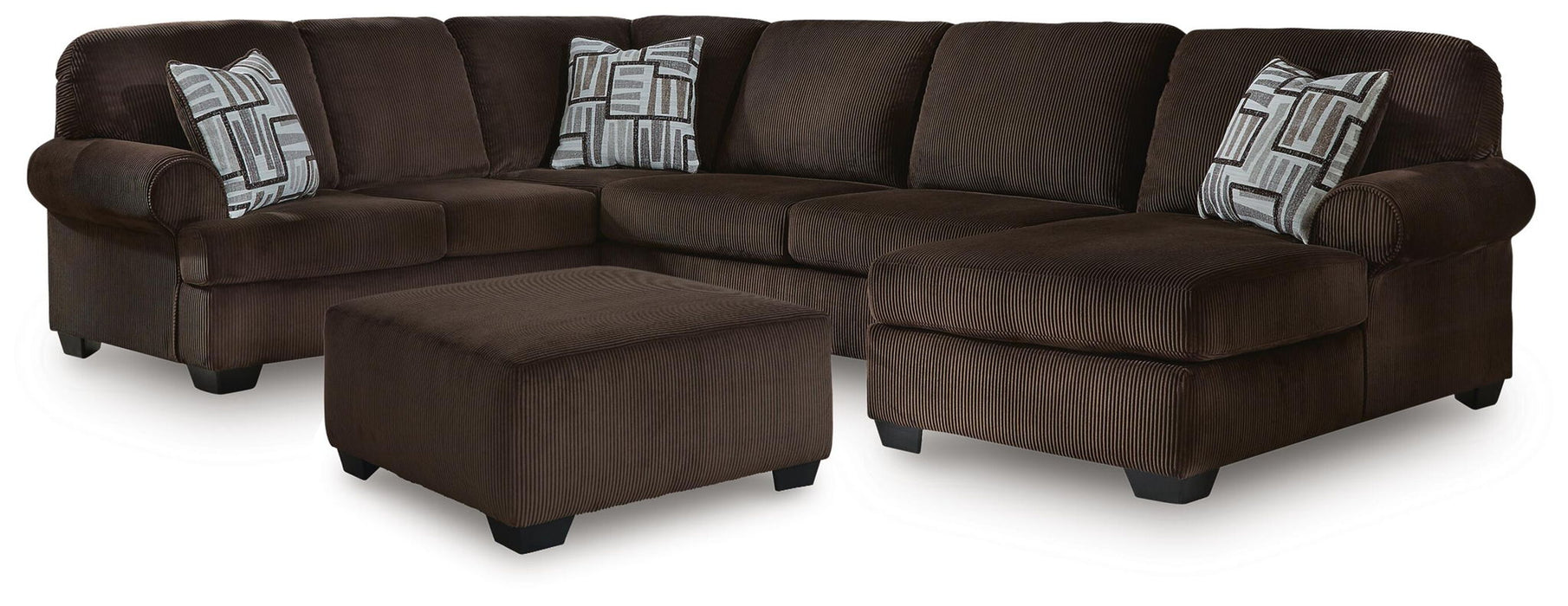 Kimlee - Sectional And Ottoman Set – 2 Piece Living Room Sets by Signature Design by Ashley® at Furniture Wholesale Plus , Nashville furniture store