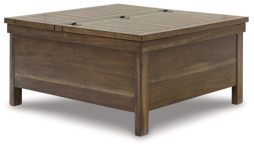 Moriville - Lift Top Cocktail Table - Grayish Brown – Cocktail Tables by Signature Design by Ashley® at Furniture Wholesale Plus , Nashville furniture store