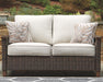 Paradise Trail - 3 Pc. - Lounge Set - Medium Brown – 3 Piece Outdoor Sets by Signature Design by Ashley® at Furniture Wholesale Plus , Nashville furniture store