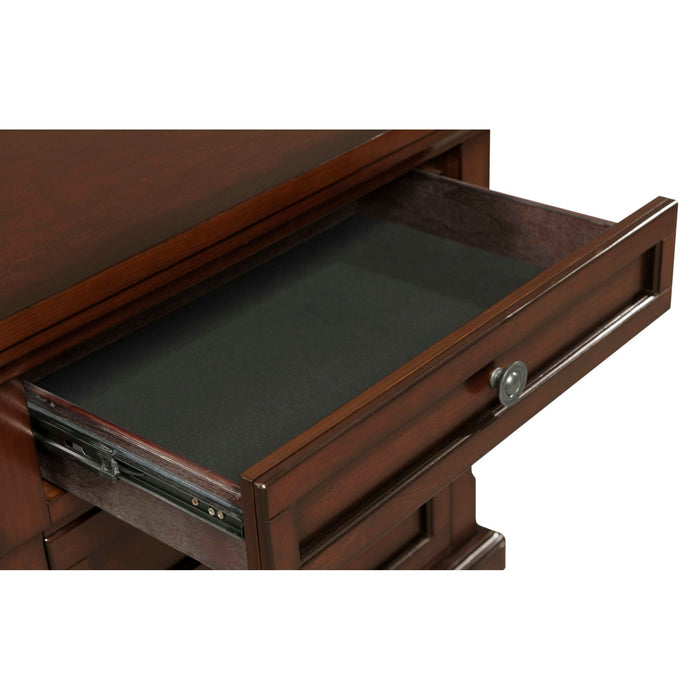 Kingston - Nightstand With Power - Walnut – Nightstands w/ Charging Stations by Elements International at Furniture Wholesale Plus , Nashville furniture store
