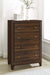 Welsley - 4-Drawer Chest Of Drawers - Walnut – Accent Chests by Coaster Fine Furniture at Furniture Wholesale Plus , Nashville furniture store