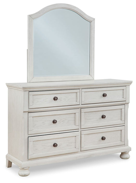 Robbinsdale - Dresser, Mirror - Youth - Antique White – Dresser & Mirror by Signature Design by Ashley® at Furniture Wholesale Plus , Nashville furniture store