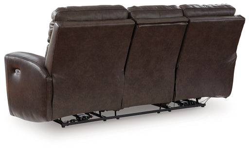 Crossplex - Power Reclining Sofa With Adjustable Headrest - Smoke – Reclining Sofas by Signature Design by Ashley® at Furniture Wholesale Plus , Nashville furniture store