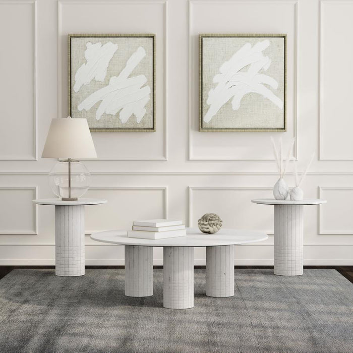 Astoria - Marble Coffee Table Set – Table Sets by Coaster Fine Furniture at Furniture Wholesale Plus , Nashville furniture store